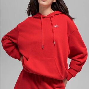 ALO Yoga Women's Red Hoodie